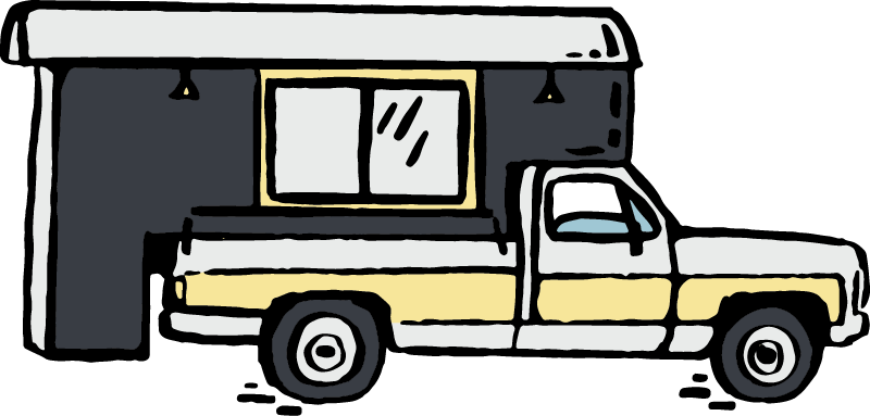 Illustration of the Portage Coffee Camper